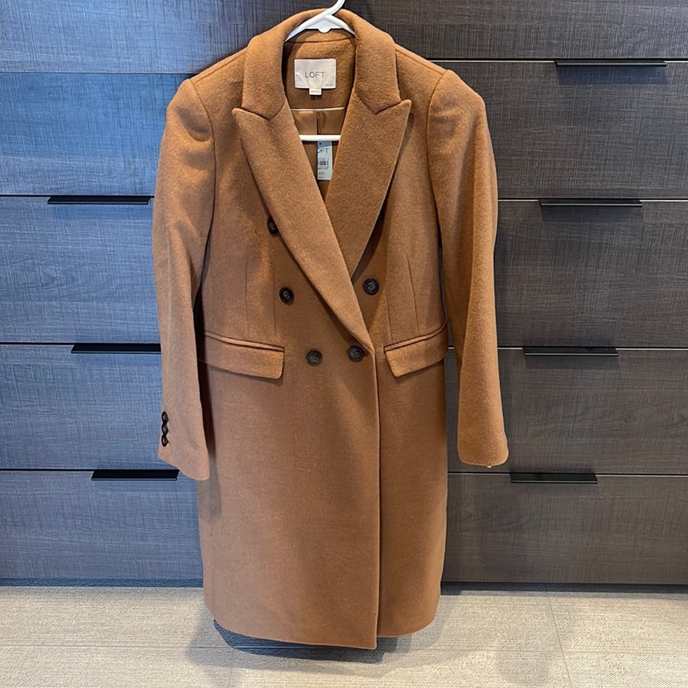 Brand new Loft double breasted coat